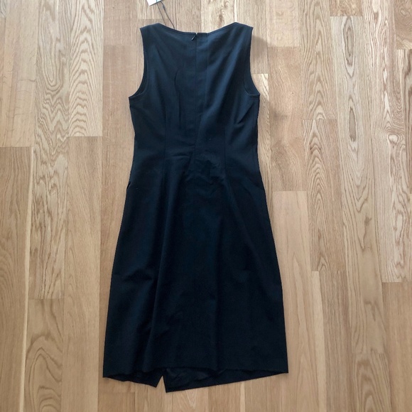 NWT Theory Wrap-Effect Shift Dress in Good Wool 00 - Picture 11 of 13